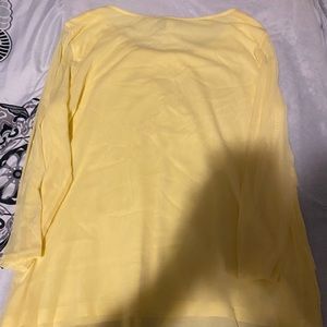Brand new yellow blouse